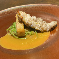 ルーナブル - 伊勢海老と鰤のモロッコインゲンパスタ風