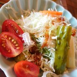 Yuki Sato Kohi - セットのサラダ