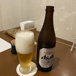 小料理屋 おく - ビールの注ぎ方が下手くそで、スンマソンT^T