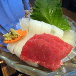 ろばた - 刺身（中トロ・烏賊）