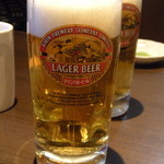 ろばた - 生ビ♪