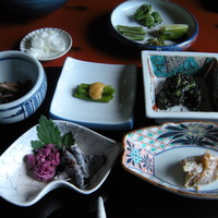 出羽屋 - 山菜定食（3,465円）
