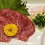 Horse sashimi (marbled)