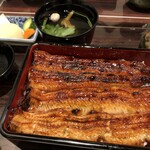 うなぎ 魚政 - 国産ブランドうなぎ（特上）、肝吸い