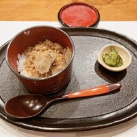 焼鳥YAMATO - 鶏そぼろ御飯Xオータムトリュフ