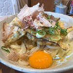 うどん かどや - ごぼう天釜たま