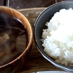 BOW BOW KITCHEN - 唐揚げ&コロッケランチ(コーヒー付き)  1,100円 ご飯おかわり可