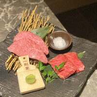 北新地焼肉 きらく - 和牛ハラミと和牛サガリ