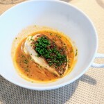 La Brianza - 愛媛県産真鯛グリルチュッピン。濃厚海鮮出し旨みたっぷりのチュッピンに、真鯛グリル少しほぐしてからめていただきとても美味しかったです☆もちろんパンも浸しちゃいましたよ(^^)