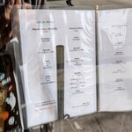 La Brianza - この日のメニューです。随時変わっていきます