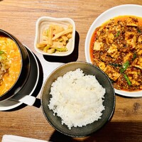 四川料理 龍の子 - ランチセット全景
