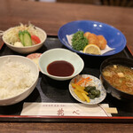 鶴べ別館 - 牡蠣フライ定食