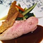 ビストロボーテ - 鶏胸肉フォアグラソース