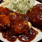 おおさかぐりる - チーズチキンカツとハンバーグ