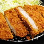 松屋 - 味噌ロースカツ定食 御飯特盛500円