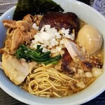 塩そば専門店 桑ばら - 豚出汁肉スプライトコーラそば。