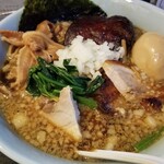 塩そば専門店 桑ばら - 豚出汁肉スプライトコーラそば。