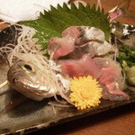 居酒屋 満族 - 鯵の刺身
