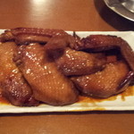 串かつラブリー - 日替わり～手羽先のピリ辛煮～