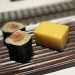 上野 寿司 個室 天通 - 巻物、卵焼き