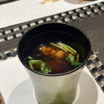 上野 寿司 個室 天通 - お吸い物