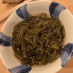 木挽町 とも樹 - 沼島のもづく。お酒が進みます