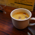 キッチンフライパン - 【いとう食堂のソースかつ丼＠税込1,200円】コーンスープ