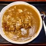 三州うどん - カツカレー  ¥７５０-
返しと出汁が美味しい和風カレーはクセになります。ボリューム満点ですが大盛りもイイですよ。