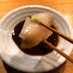 どんつき左 - どんつき左　納豆醤油がまたまた美味い！