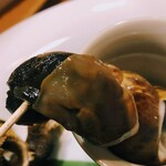 どんつき左 - どんつき左　これが白バイ貝かな(￣▽￣;)