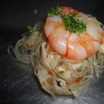 aura dining - 冷菜（コース１例：要予約）　はるさめと豚とエビの冷菜