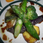 aura dining - 出ました＝べジフルマイスターお勧めのお野菜