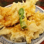 はげ天 本店 - 豚天丼(4枚入り・720円)