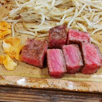 ステーキハウス 吉池 - 出来上がり
