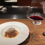 Beef Atelier うしのみや東京 - なかにし和牛のボロネーゼと赤ワイン！もう飛びますー！