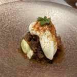 Beef Atelier うしのみや東京 - ザブトンのコンフィ