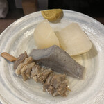 おかめ - 大根、牛すじ、こんにゃく