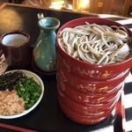 手打 神代そば - 割子そば（5枚）