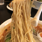 まねき猫食堂 - 中細麺を硬めで注文