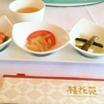 桂花苑 - 前菜三種盛り合わせ（飲茶セット）
