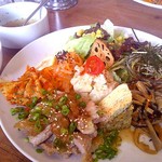 柊山ガーデン - ジンジャーポークとキッシュのＡランチ