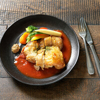 香ばしチキンソテー 自家製トマトソース