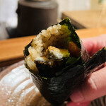 京天神 野口 - ◎鰻の手巻きは絶品❗️