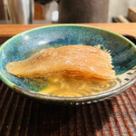 京天神 野口 - ☆モウカ鮫（気仙沼）のフカヒレスープ　もやしと黄ニラ