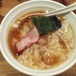 荏原町 しなてつ - ワンタン背脂ニンニクラーメン