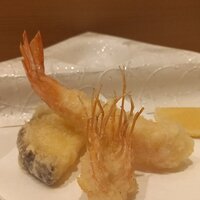 難波 鮨 よこ田 - 天ぷらめっちゃ美味しい❤️