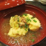 和処 いさばや - 揚げ出し豆腐(手作り豆腐)￥580