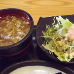 Yatsuko - 「そばセット」おろしつゆ+サラダ