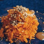 Carrot rapé/almond butter