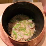 銀座 とよだ - 石川小芋の炊き込みご飯